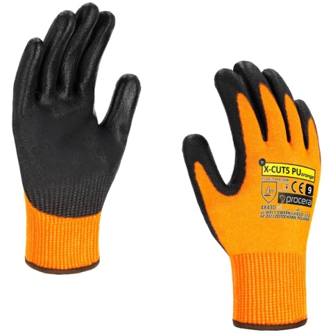 rękawice robocze antyprzecięciowe powlekane poliuretanem X-CUT5 Procera