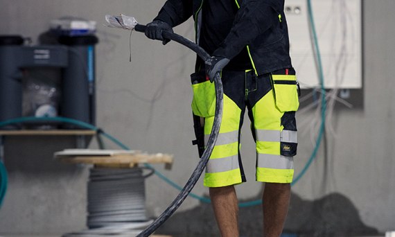 TOP 5 krótkie spodnie Snickers Workwear odblaskowe  na lato w sklepie Optimum BHP