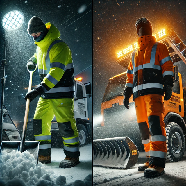 Sicher durch die kalte Jahreszeit: Winter-Arbeitskleidung für den Straßenbau