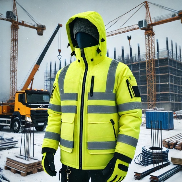 Gefütterte Arbeitskleidung mit Firmenlogo – Sichtbarkeit und Wärme in einem