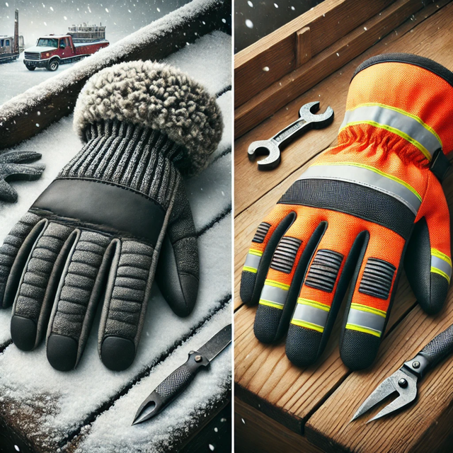 Najlepsze rękawice robocze na zimę dla monterów i elektryków – jak połączyć izolację i czucie w dłoniach