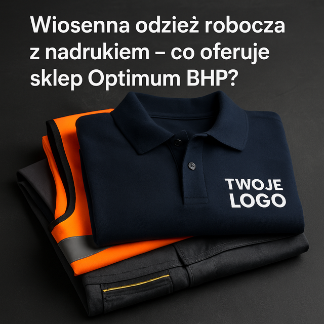 Wiosenna odzież robocza z nadrukiem – co oferuje sklep Optimum BHP?