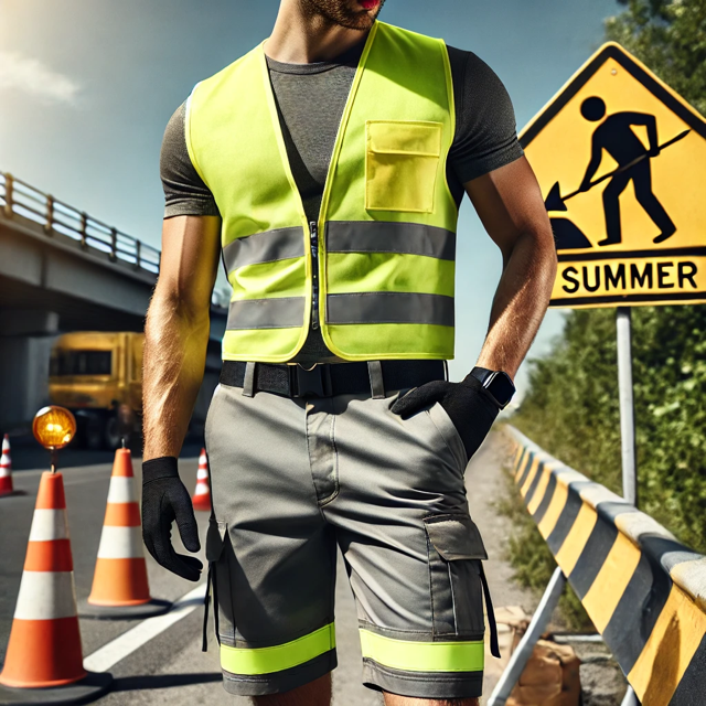 Odzież robocza letnia dla drogowców – jak wybrać odpowiednią odzież ostrzegawczą na lato? Poradnik Optimum BHP