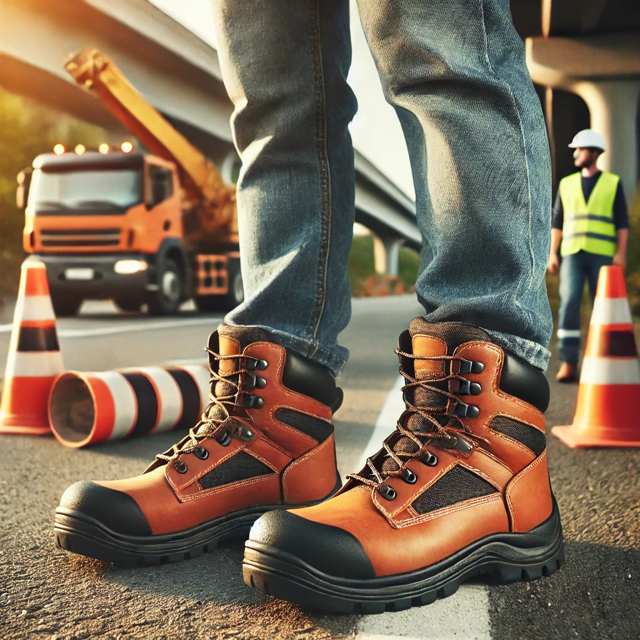 Buty robocze premium dla pracowników branży drogowej – najwyższy poziom bezpieczeństwa i komfortu