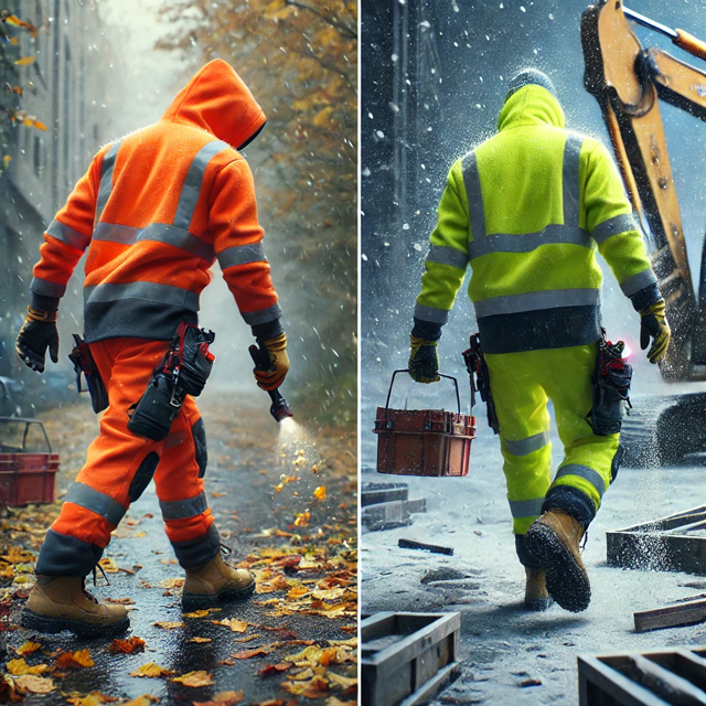 Porównanie kurtek roboczych: Urgent Y-263, Sara Workwear Alpha Winter HV i CXS Canis Luton 2w1
