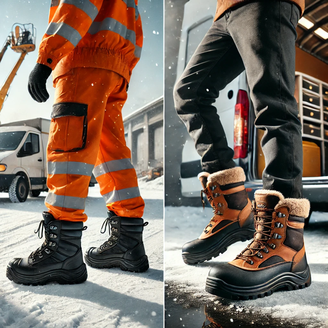 Zimowe buty robocze antypoślizgowe – ranking modeli na śnieg, lód i wilgoć z oferty sklepu BHP