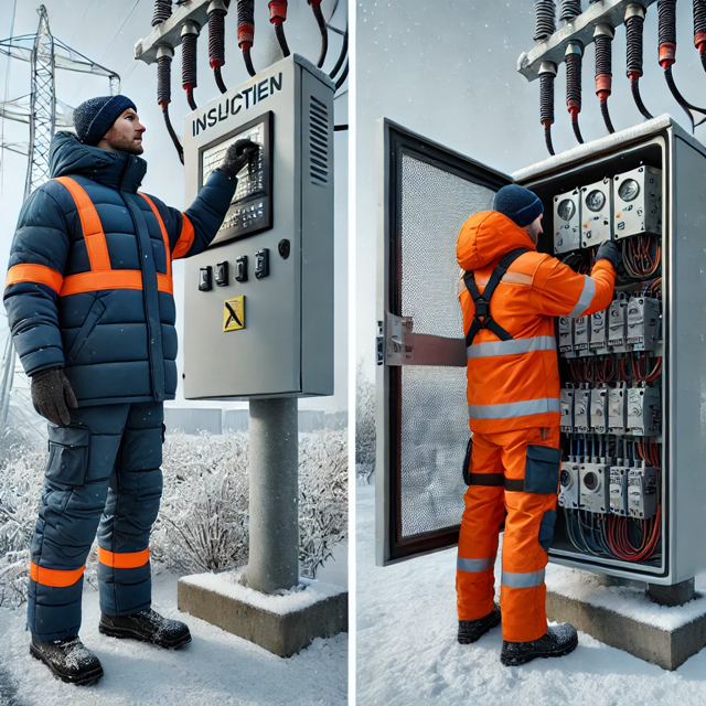 Zimowy zestaw CXS Canis dla energetyka i gazownika – bezpieczeństwo i izolacja podczas prac terenowych