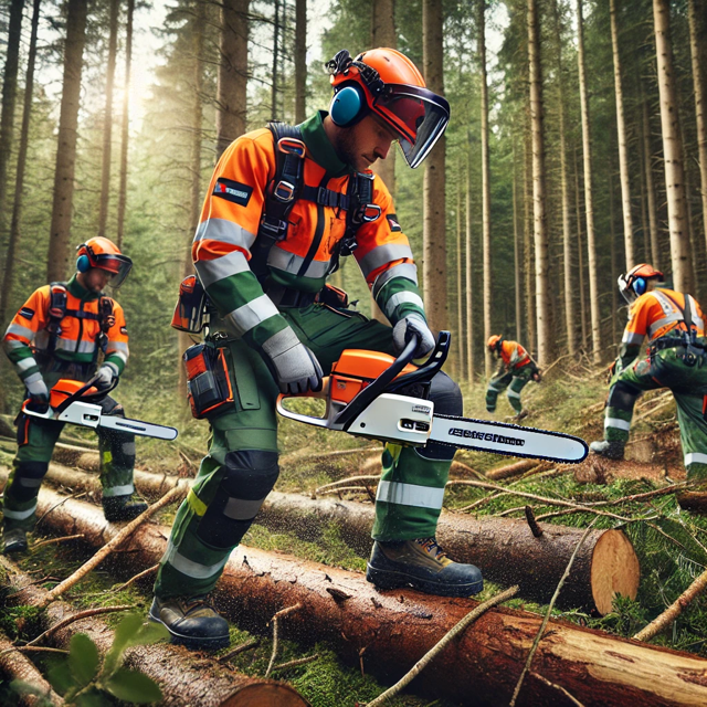 🌲👷‍♂️ Tania odzież robocza dla branży leśnej i prac leśnych – praktyczne rozwiązania dla drwali, pilarzy i operatorów sprzętu