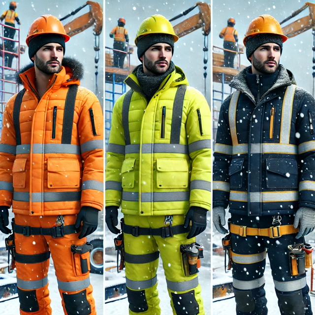 Porównanie kurtek roboczych ocieplanych: Sara Workwear Alpha Winter HV, Neo Tools 81-701 i Art.Mas Eclipse Oxford