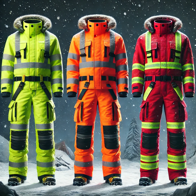 Zestaw Polstar dla pracownika budowy mostów – odzież ocieplana i wodoodporna