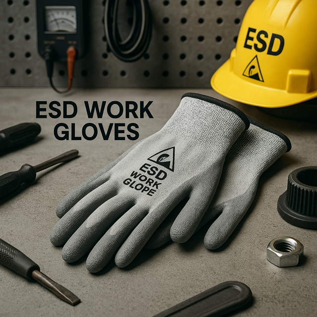 Blog BHP radzi: Kiedy są wymagane rękawice robocze ESD i jakie normy spełniają?