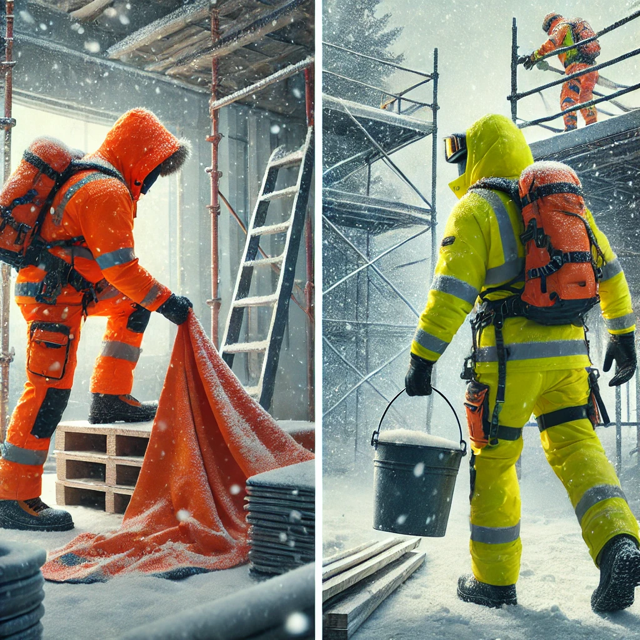 Odzież zimowa dla pracowników budowlanych – jak zapewnić bezpieczeństwo i komfort na mrozie?