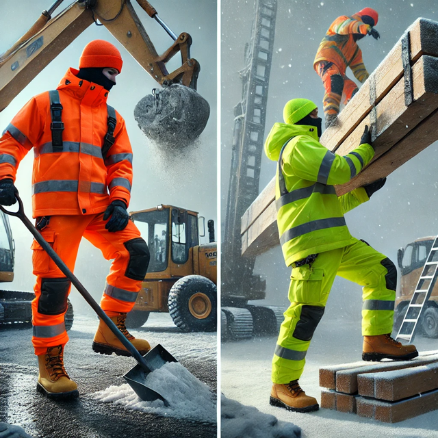 Odzież robocza Sara Workwear na zimę dla drogowców, budowlańców i ekip technicznych