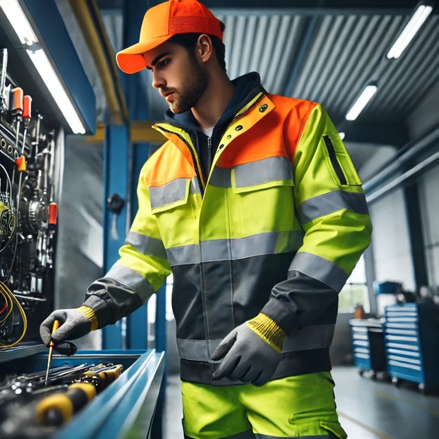 Blog BHP: Odzież robocza dla energetyka – trudnopalna, elektrostatyczna i zgodna z normami