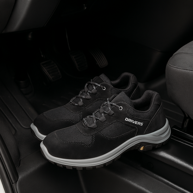 Blog BHP radzi: Buty robocze dla kierowców – jakie cechy powinno mieć obuwie do pracy za kółkiem?