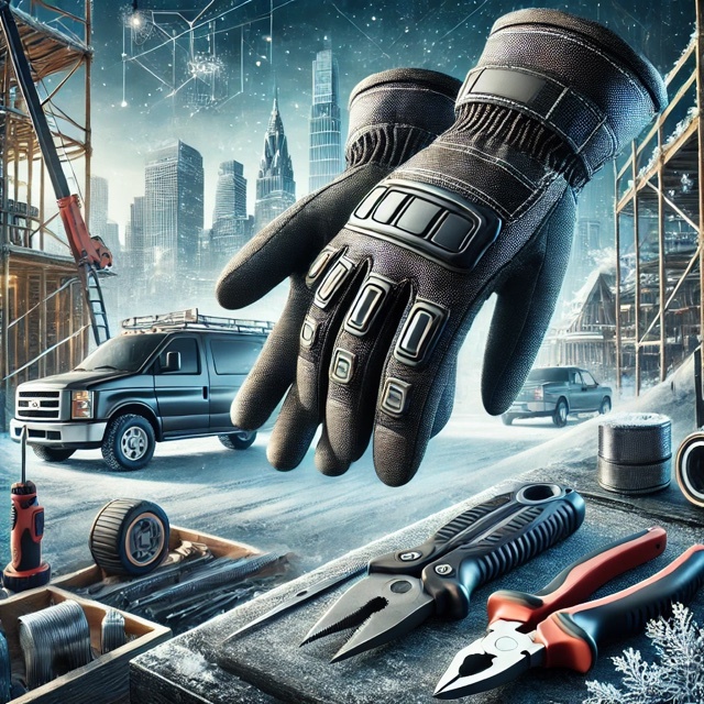 Porównanie rękawic roboczych ocieplanych powlekanych: Delta Plus VV736, Uvex Unilite Thermo Plus 60592 i Sara Workwear Storm Winter