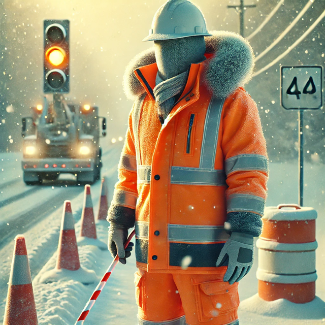 Winter-Bekleidung für Straßen- und Gleisbau: Ultimative Sicherheit bei Schnee, Regen und Dunkelheit