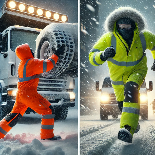 Odzież robocza zimowa dla kierowców i dostawców z hurtowni BHP – komfort, elastyczność i bezpieczeństwo w trasie