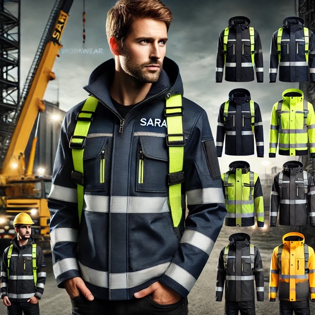 Kurtki robocze Sara Workwear – ochrona przed deszczem, wiatrem i zwiększona widoczność