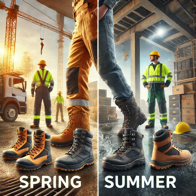 Blog BHP: buty robocze dla pracownika budowy – wiosenne vs. letnie