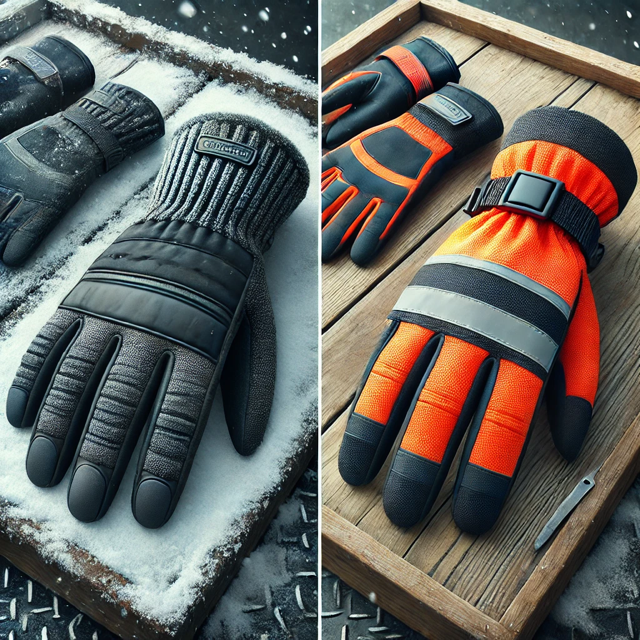 Rękawice robocze zimowe z hurtowni BHP – komfort i bezpieczeństwo nawet przy ujemnych temperaturach