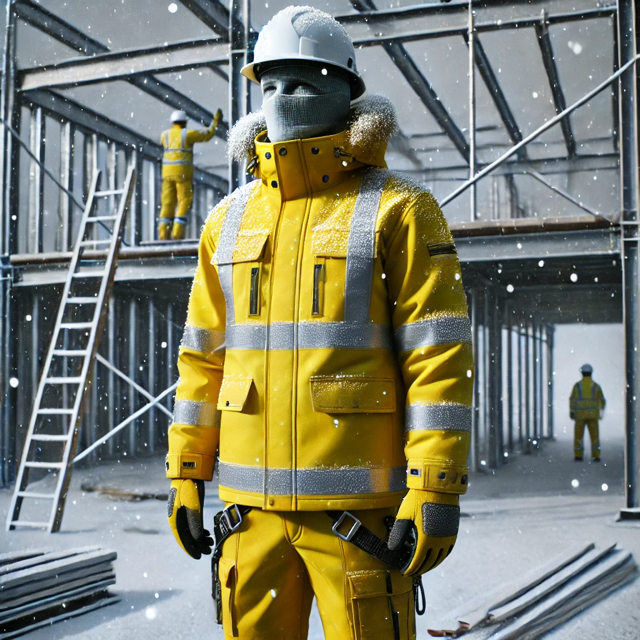 Winter-Arbeitskleidung für Außendienstmitarbeiter – Bewegungsfreiheit und Schutz im Fokus