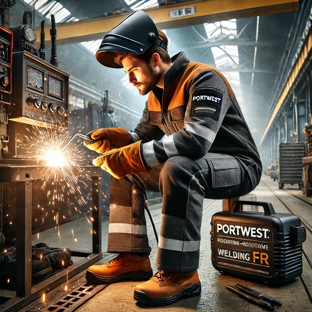 Zestaw Polstar dla spawacza – trudnopalna odzież ocieplana do pracy zimą