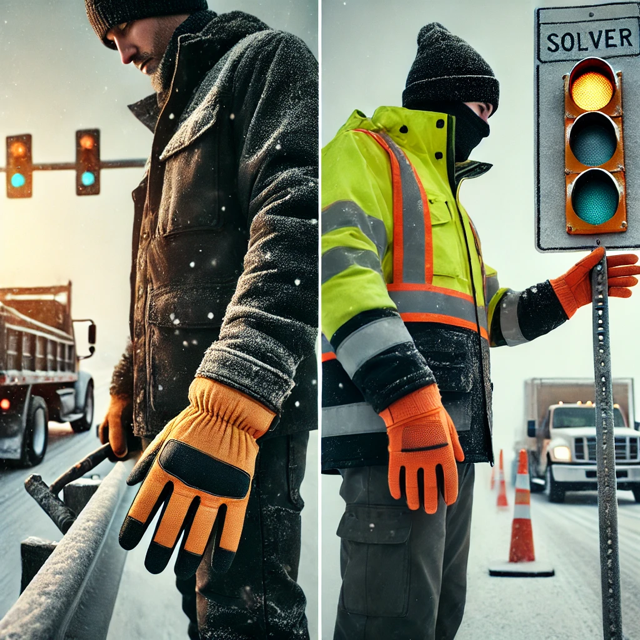 Rękawice robocze zimowe dla kierowców – sprawdź na blogu BHP, jakie modele zapewniają ciepło i pewny chwyt?