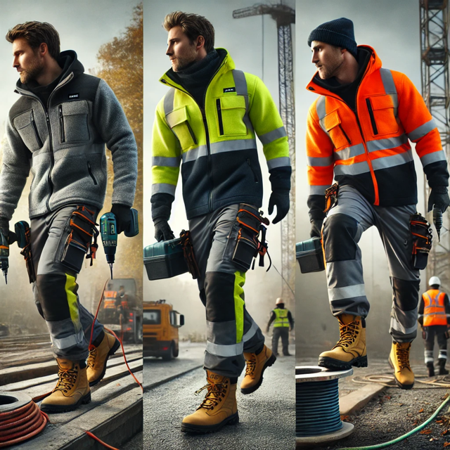 Porównanie polarów roboczych Portwest F205 Aran, PW270 PW2 i FR31 – klasyka, nowoczesny design i trudnopalna ochrona