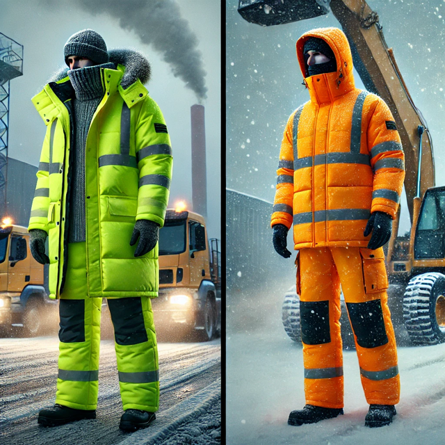 Gefütterte Arbeitskleidung mit hoher Sichtbarkeit – Sicherheit und Wärme im Winter vereint