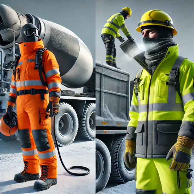 Sara Workwear Winterkleidung für Straßenbau- und Asphaltteams: Schutz, Wärme und Sichtbarkeit bei intensiven Wintereinsätzen