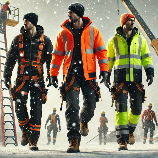 Winter Outerwear Compared: TOPAZ Softshell Bibpants vs BRIXTON SNOW Parka vs HI-VI BOMBER 2w1 Orange (Polstar)