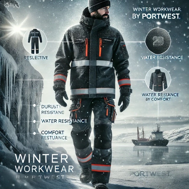 Zimowe kurtki robocze Portwest z elementami odblaskowymi – widoczność i komfort w niskich temperaturach