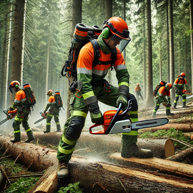 🌲🦺 Odzież robocza premium dla branży leśnej – maksymalna ochrona, widoczność i komfort w ekstremalnych warunkach terenowych