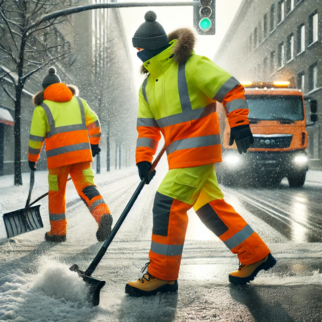 Winterbekleidung für Straßenbauarbeiter: Wie Sara Workwear bei Eis und Schnee zuverlässig schützt