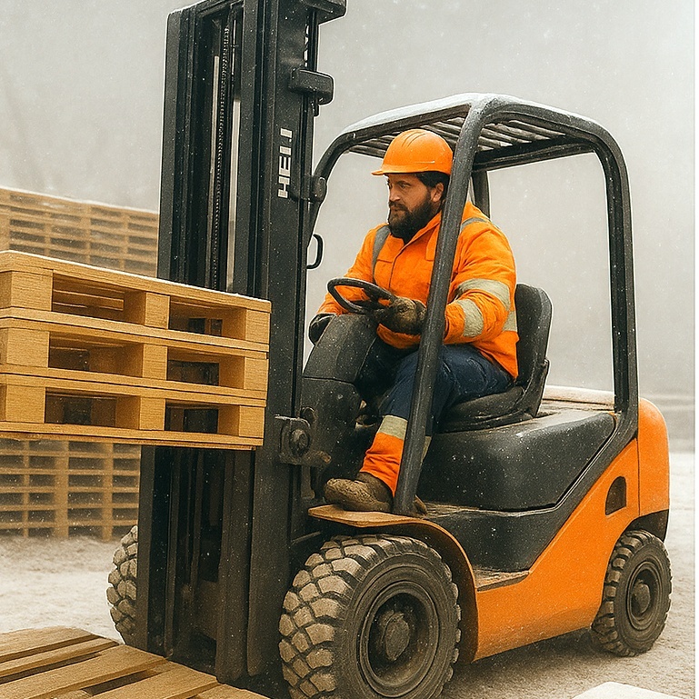 Zestaw Procera dla operatora wózka widłowego – funkcjonalność i swoboda ruchu zimą