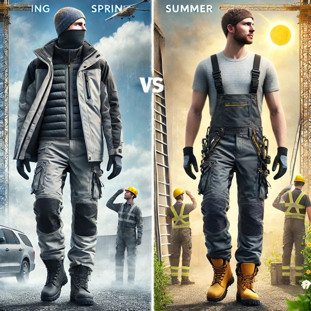 Odzież robocza wiosenna vs odzież robocza letnia – jaką wybrać do pracy?