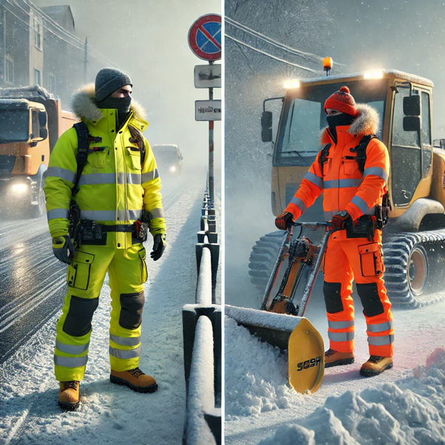 Warum hochwertige, gut sichtbare Winter-Arbeitskleidung unverzichtbar ist: Sicherheit und Komfort vereint