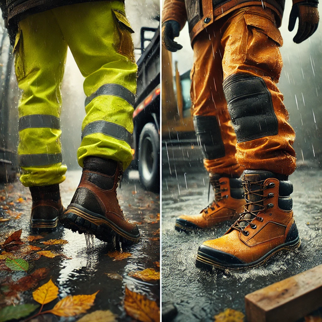 Spodnie robocze przeciwdeszczowe Portwest – niezawodna ochrona dolnych partii ciała w deszczowe dni jesienią 2025