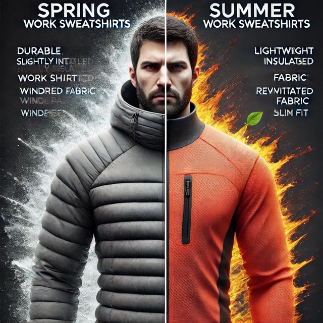 Bluza robocza na wiosnę vs. bluza robocza na lato – jaką wybrać?