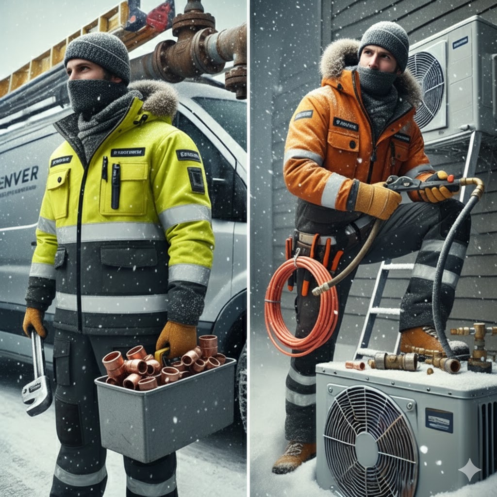 Jak skompletować odzież roboczą Procera dla hydraulika w terenie zimą