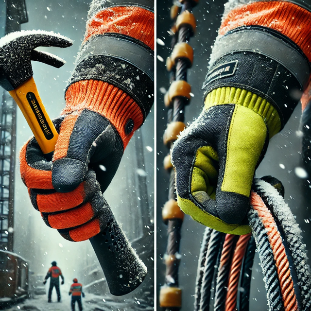 Porównanie rękawic roboczych zimowych Procera X-Froster, Ardon Hilton Winter i Urgent 1028