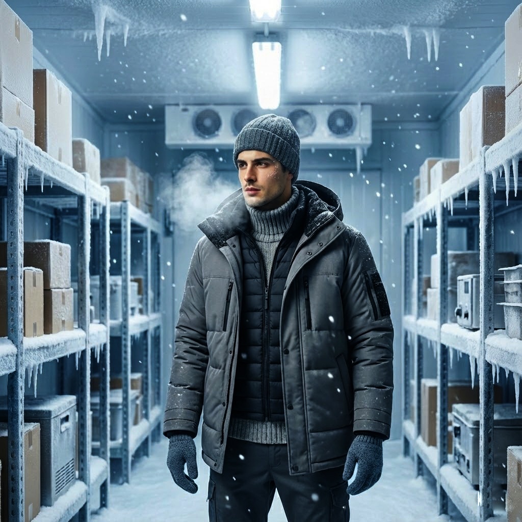 Najlepsze zimowe ubrania robocze dla pracowników chłodni i mroźni – jak chronić ciało przy -20°C i niżej?
