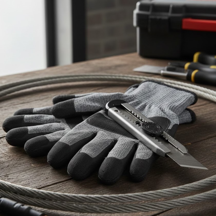 Rękawice antyprzecięciowe powlekane PU – skuteczna ochrona i precyzyjny chwyt