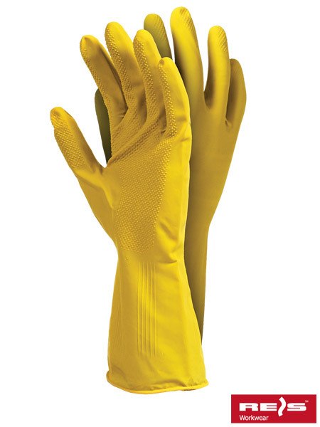 Rękawice gumowe oraz z tworzyw